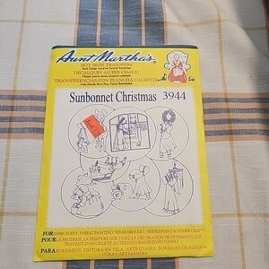 Sunbonnet Christmas Transfers